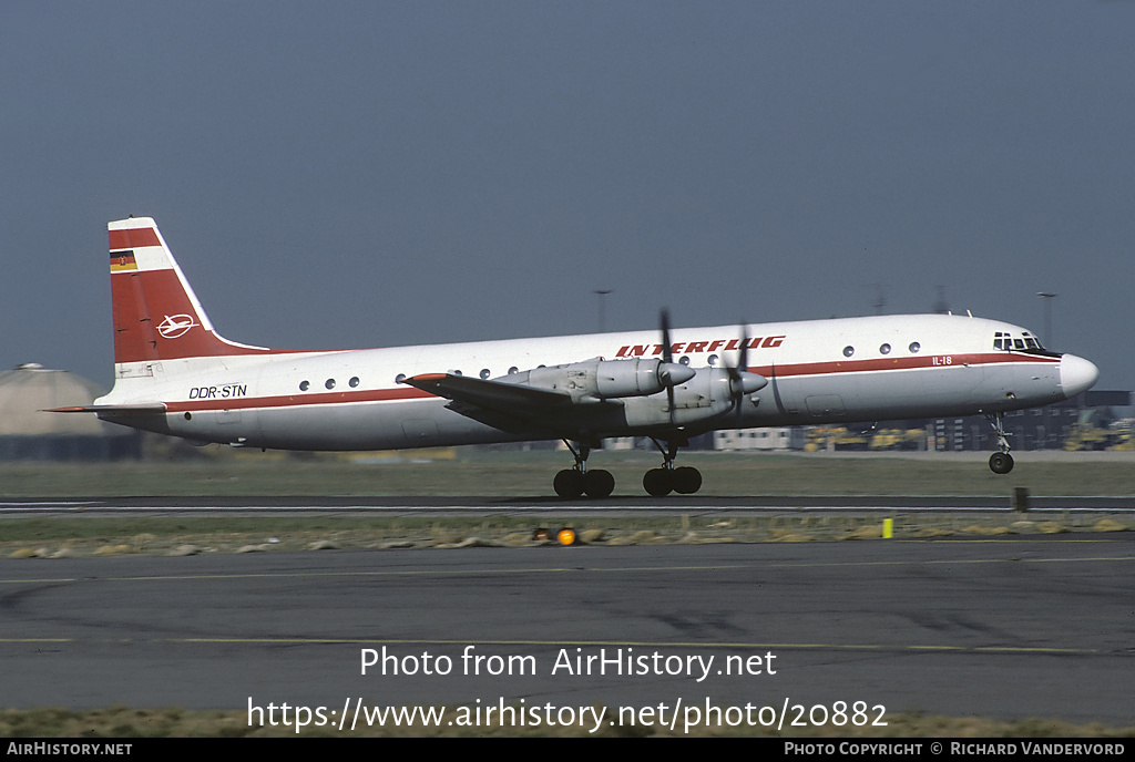 Aircraft Photo of DDR-STN | Ilyushin Il-18D | Interflug | AirHistory.net #20882