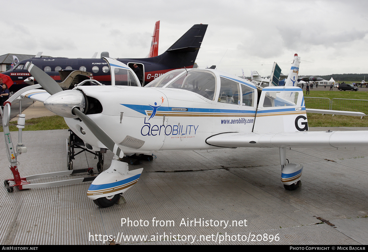 Aircraft Photo of G-CHFK | Piper PA-32-260 Cherokee Six E | Aerobility | AirHistory.net #20896