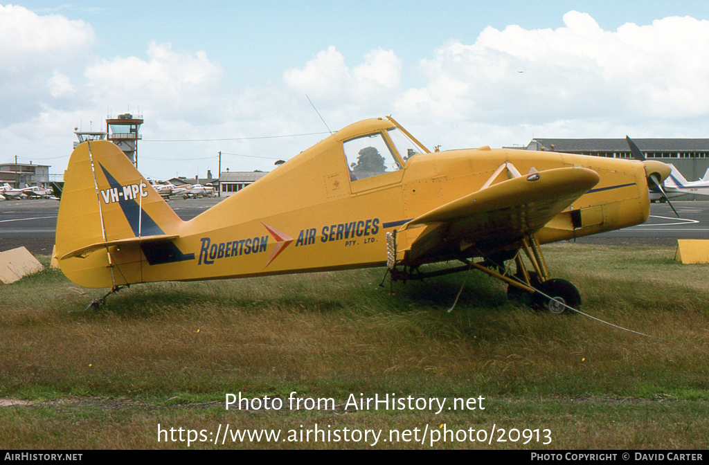 Aircraft Photo of VH-MPC | IMCO Callair A-9A | Robertson Air Services | AirHistory.net #20913