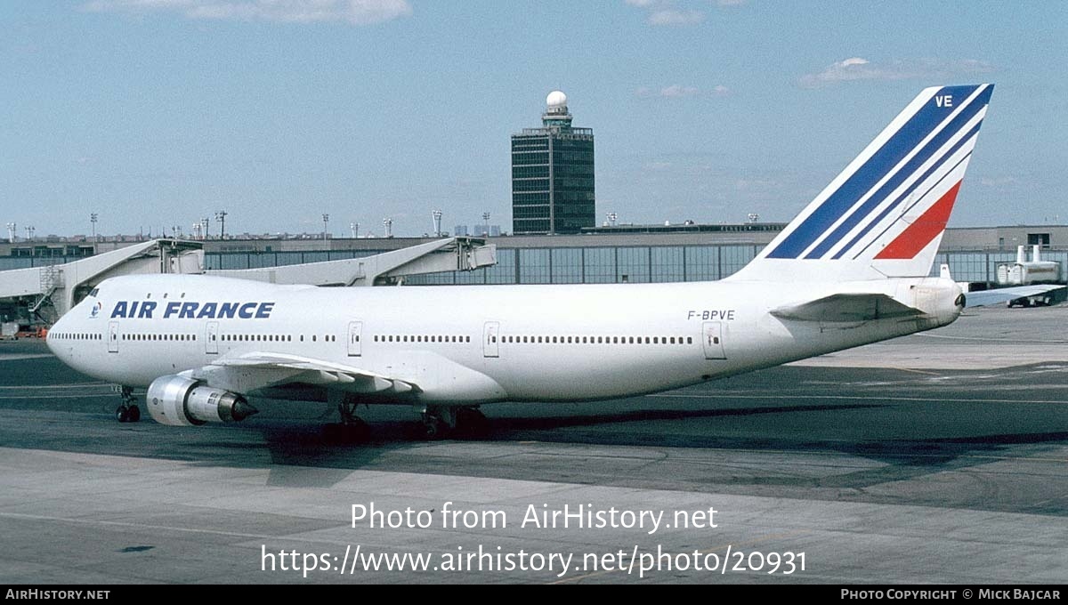 Aircraft Photo of F-BPVE | Boeing 747-128 | Air France | AirHistory.net #20931