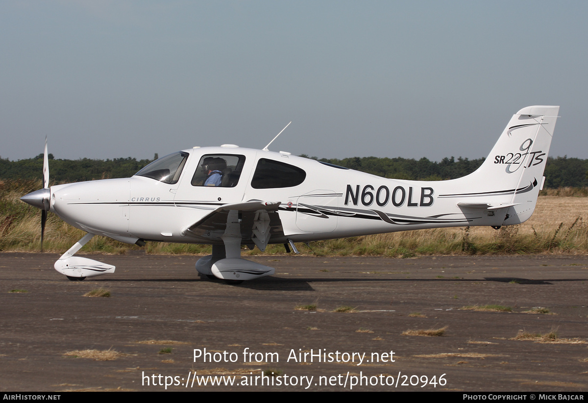 Aircraft Photo of N600LB | Cirrus SR-22 G2-GTS | AirHistory.net #20946