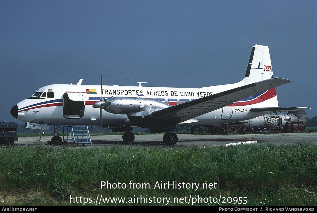 Aircraft Photo of CR-CAW | Hawker Siddeley HS-748 Srs2A/278 | TACV - Transportes Aéreos de Cabo Verde | AirHistory.net #20955