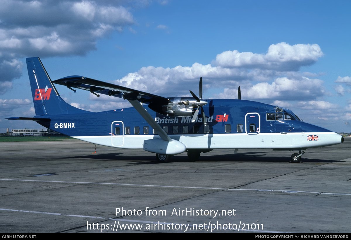 Aircraft Photo of G-BMHX | Short 360-200 | British Midland Airways - BMA | AirHistory.net #21011