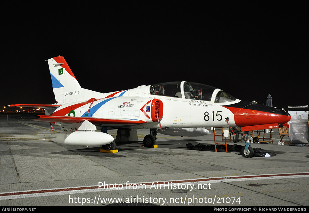 Aircraft Photo of 06-09-815 | Hongdu K-8P Karakorum | Pakistan - Air Force | AirHistory.net #21074