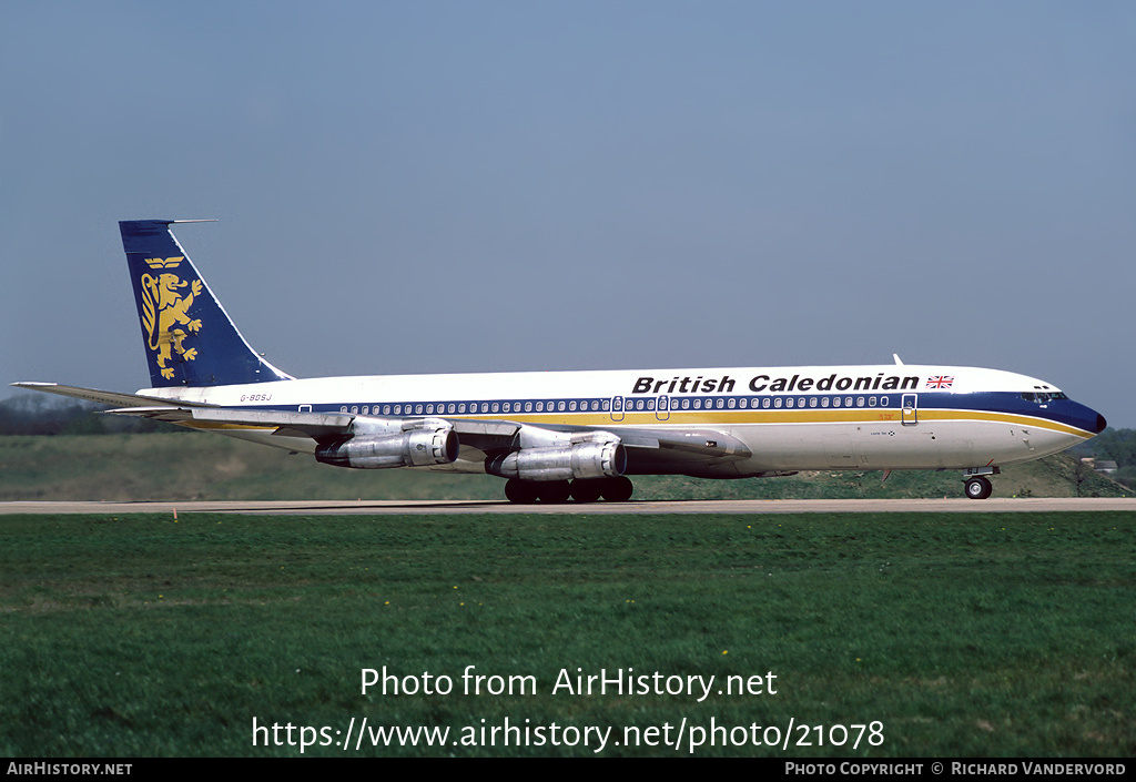 Aircraft Photo of G-BDSJ | Boeing 707-338C | British Caledonian Airways | AirHistory.net #21078