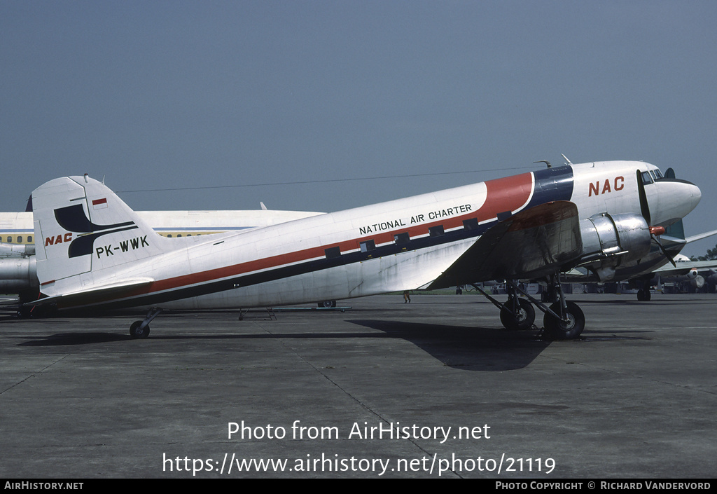 Aircraft Photo of PK-WWK | Douglas C-47A Skytrain | National Air Charter - NAC | AirHistory.net #21119