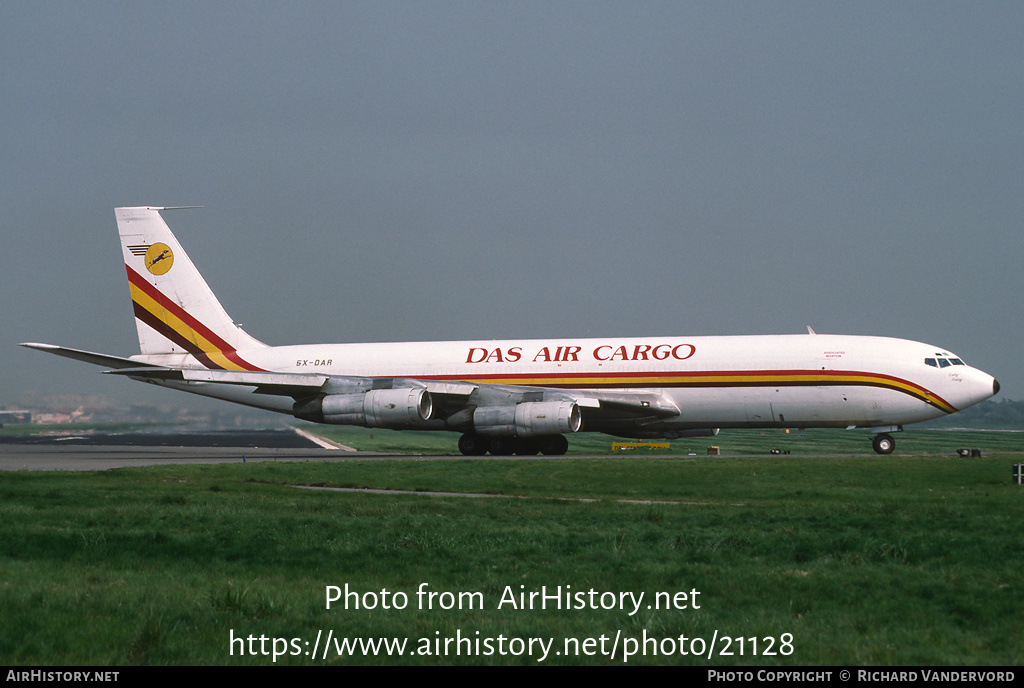 Aircraft Photo of 5X-DAR | Boeing 707-321C | DAS Air Cargo - Dairo Air Services | AirHistory.net #21128