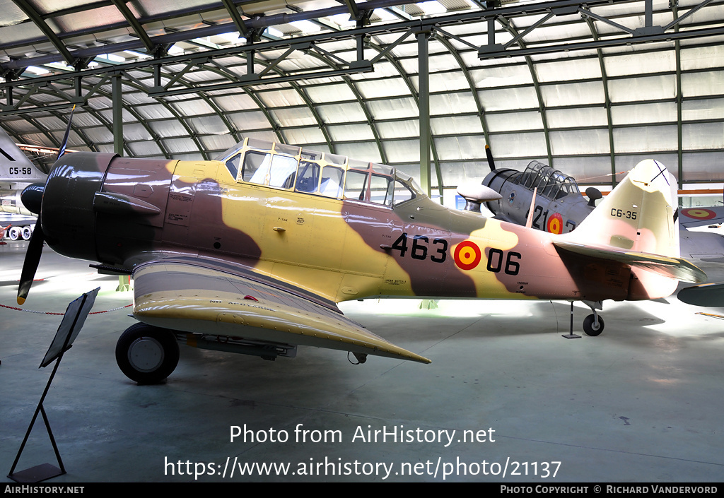 Aircraft Photo of C.6-35 | North American SNJ-4 Texan | Spain - Air Force | AirHistory.net #21137