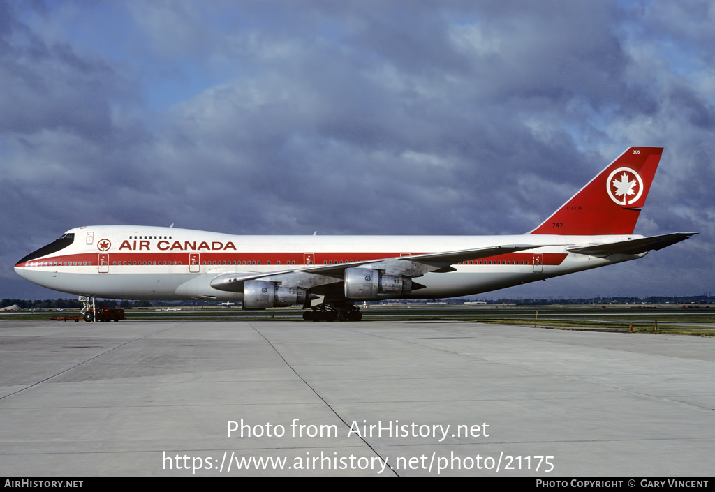 Aircraft Photo of C-FTOE | Boeing 747-133 | Air Canada | AirHistory.net #21175