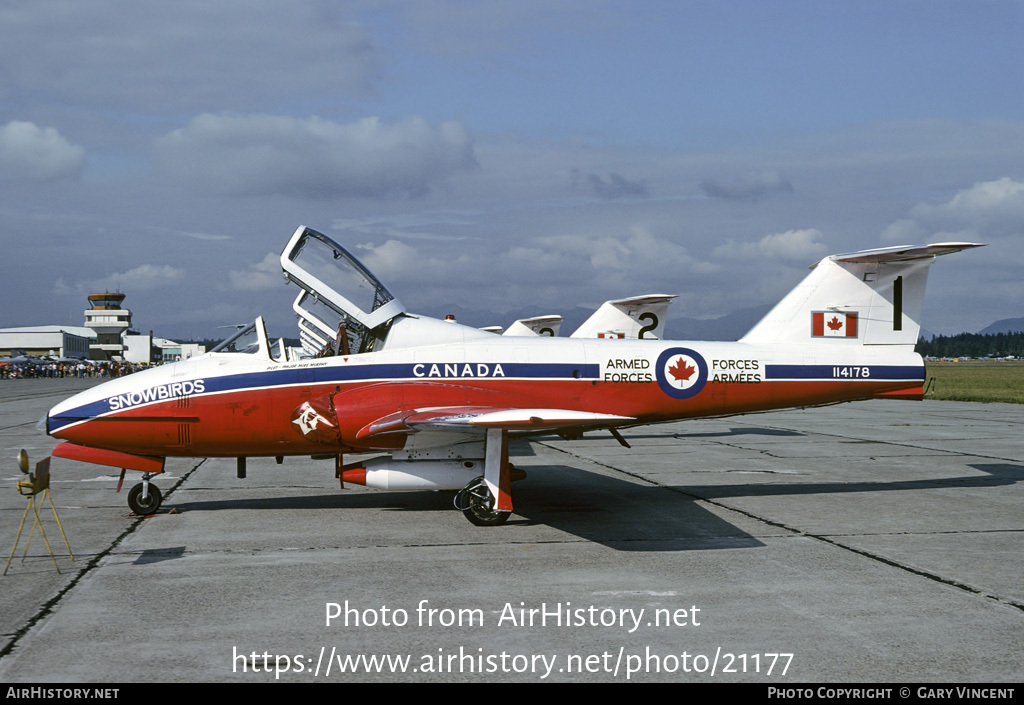 Aircraft Photo of 114178 | Canadair CT-114 Tutor (CL-41A) | Canada - Air Force | AirHistory.net #21177