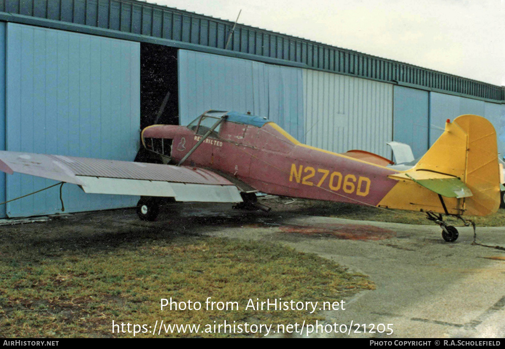 Aircraft Photo of N2706D | Rawdon T-1 | AirHistory.net #21205