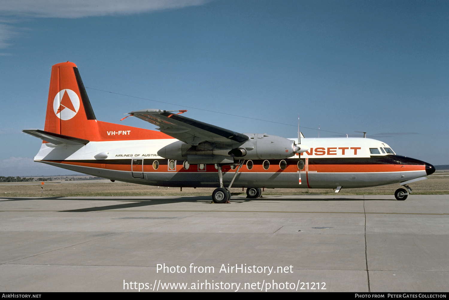 Aircraft Photo of VH-FNT | Fokker F27-600QC Friendship | Ansett Airlines of Australia | AirHistory.net #21212