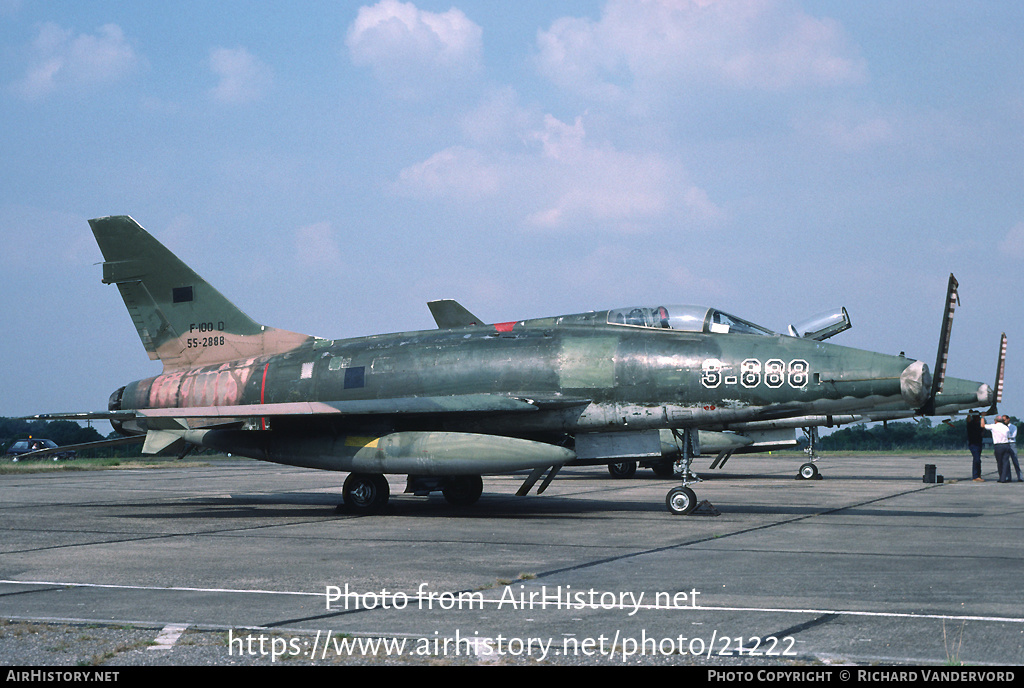 Aircraft Photo of 55-2888 | North American F-100D Super Sabre | Turkey - Air Force | AirHistory.net #21222