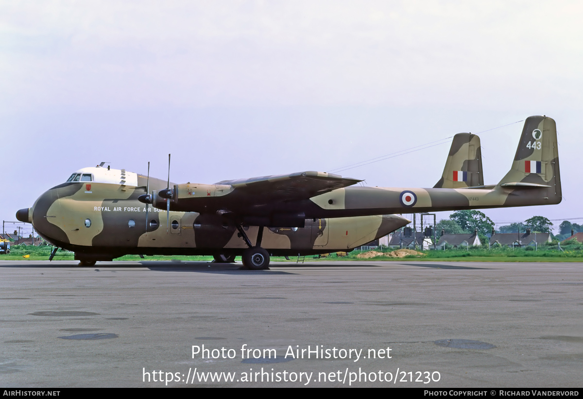 Aircraft Photo of XP443 | Armstrong Whitworth AW-660 Argosy C.1 | UK - Air Force | AirHistory.net #21230