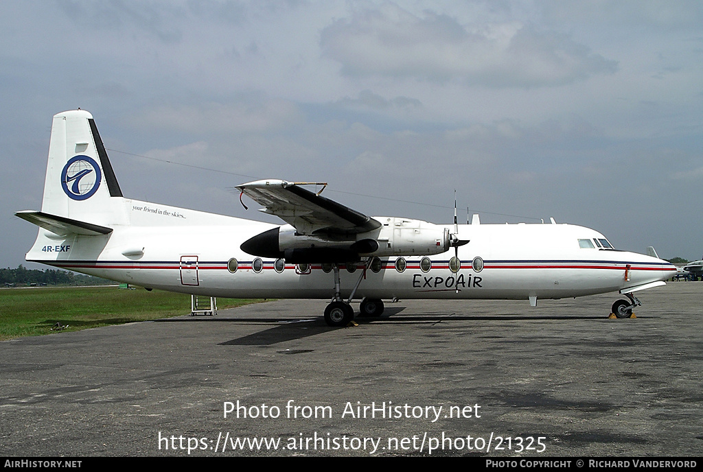 Aircraft Photo of 4R-EXF | Fokker F27-500/RF Friendship | Expo Air | AirHistory.net #21325