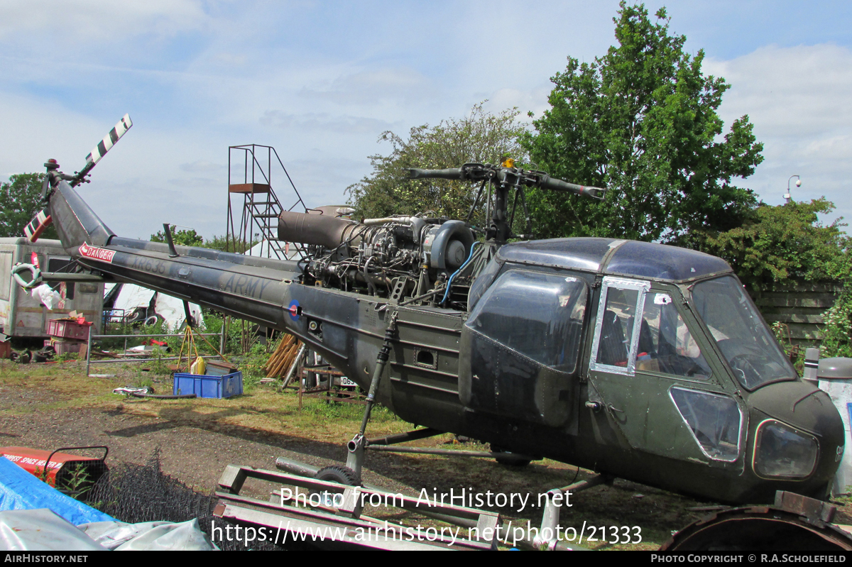 Aircraft Photo of XR635 | Westland Scout AH1 (P-531-2) | UK - Army | AirHistory.net #21333