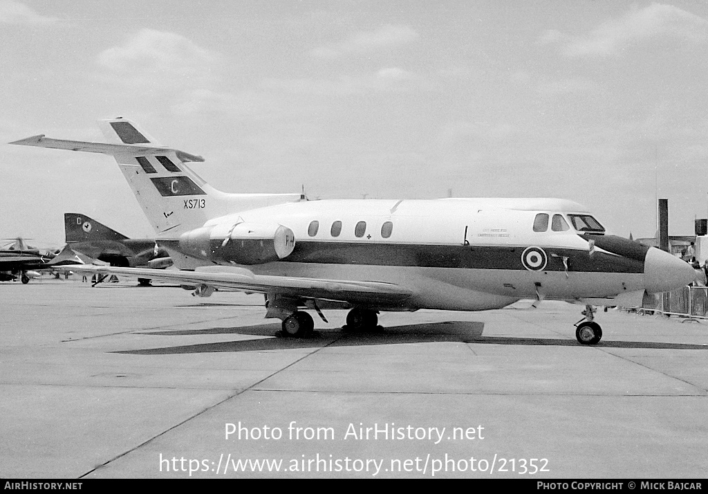 Aircraft Photo of XS713 | Hawker Siddeley HS-125-2 Dominie T1 | UK - Air Force | AirHistory.net #21352