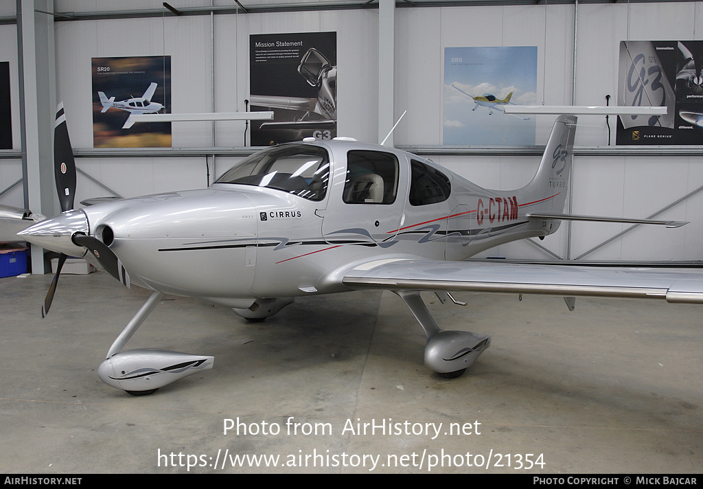 Aircraft Photo of G-CTAM | Cirrus SR-22 G3-GTS Turbo | AirHistory.net #21354