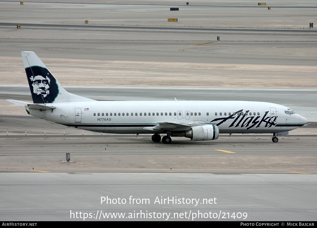 Aircraft Photo of N776AS | Boeing 737-4Q8 | Alaska Airlines | AirHistory.net #21409