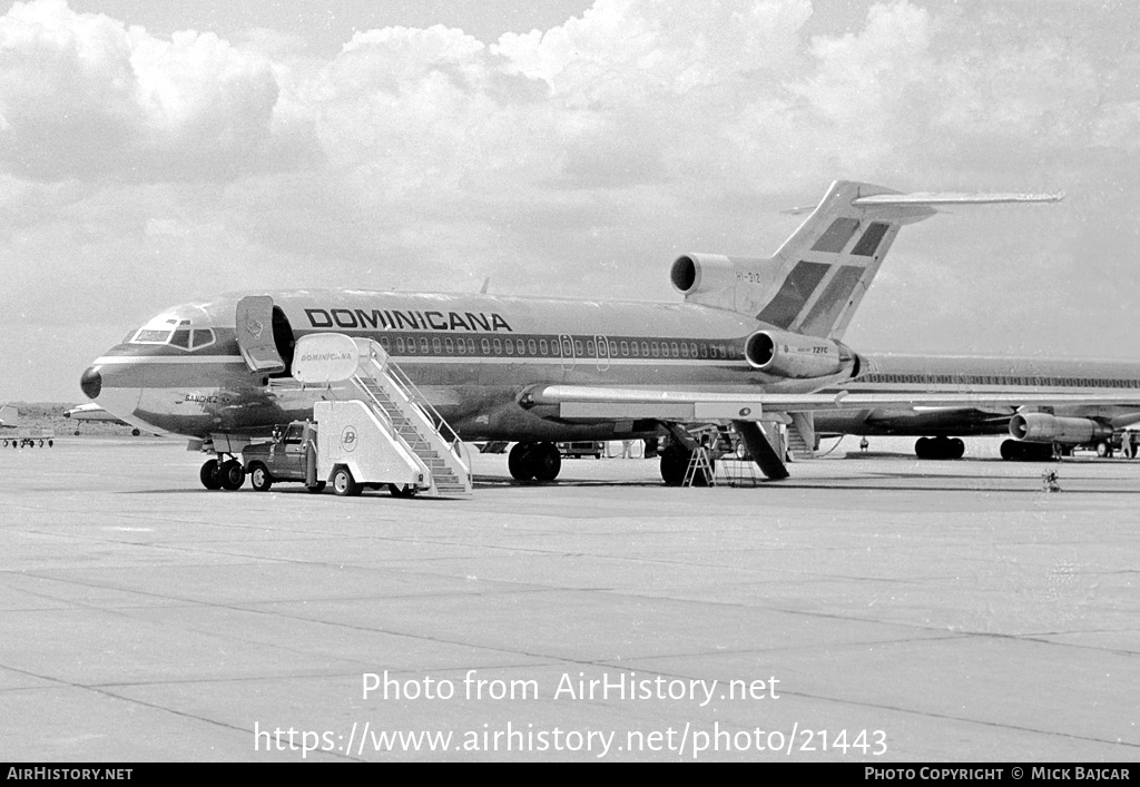 Aircraft Photo of HI-312 | Boeing 727-173C | Dominicana | AirHistory.net #21443