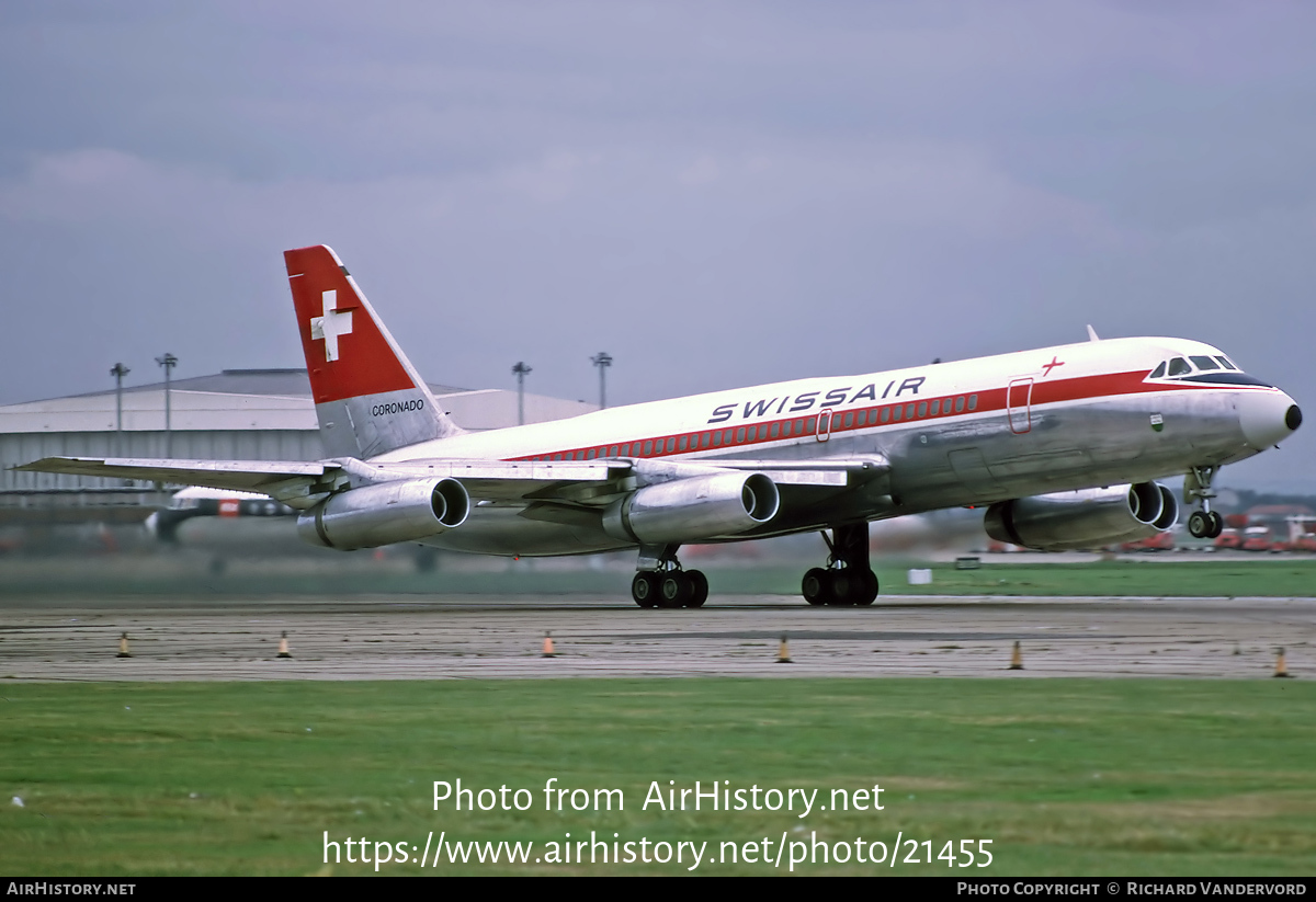 Aircraft Photo of HB-ICE | Convair 990A Coronado (30A-6) | Swissair | AirHistory.net #21455