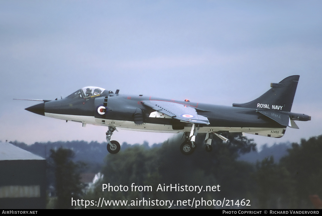 Aircraft Photo of XZ450 | British Aerospace Sea Harrier FRS1 | British Aerospace | AirHistory.net #21462