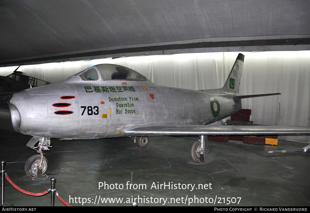 Aircraft Photo of 1783 | Canadair CL-13B Sabre 6 | Pakistan - Air Force | AirHistory.net #21507