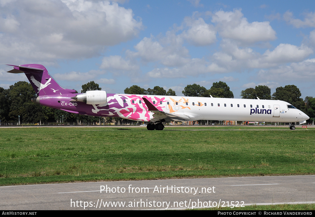 Aircraft Photo of CX-CRD | Bombardier CRJ-900ER (CL-600-2D24) | PLUNA Líneas Aéreas Uruguayas | AirHistory.net #21522