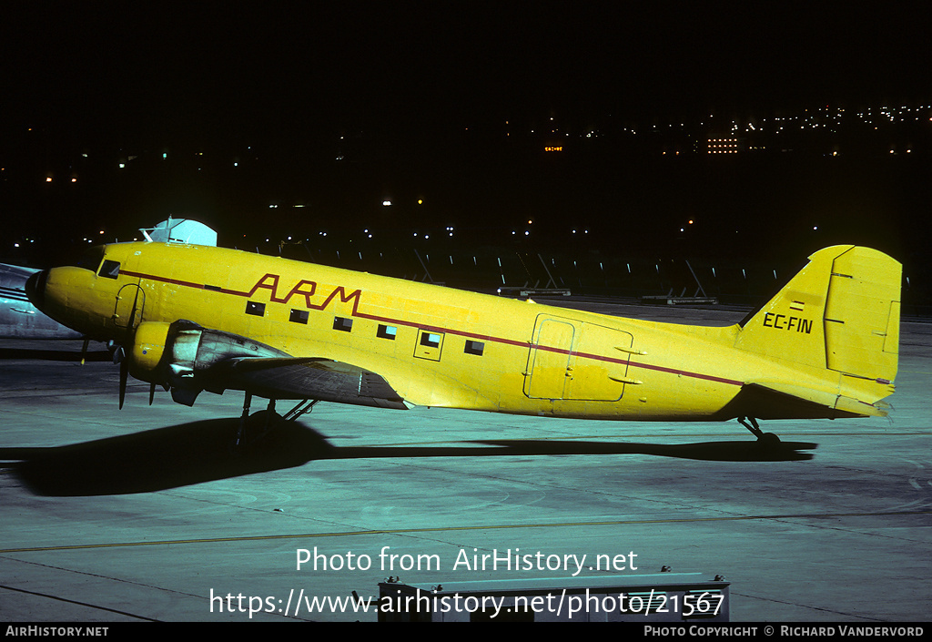 Aircraft Photo of EC-FIN | Douglas C-47A Skytrain | ARM Palfe | AirHistory.net #21567