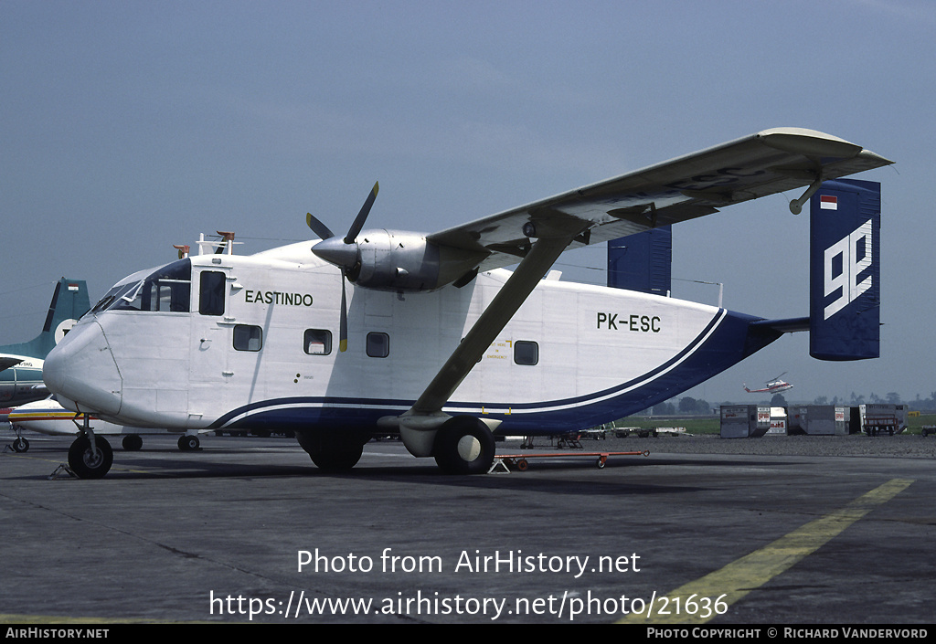 Aircraft Photo of PK-ESC | Short SC.7 Skyvan 3-200 | Eastindo - East Indonesia Air Taxi | AirHistory.net #21636