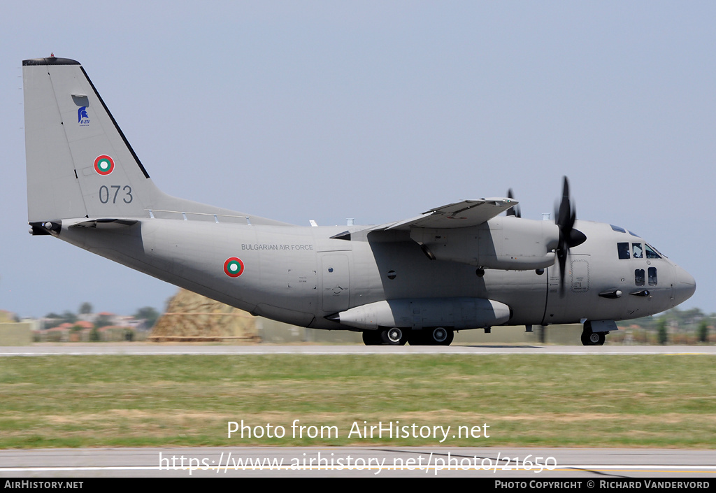 Aircraft Photo of 073 | Alenia C-27J Spartan | Bulgaria - Air Force | AirHistory.net #21650