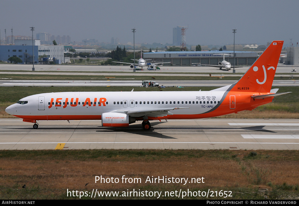 Aircraft Photo of HL8239 | Boeing 737-82R | Jeju Air | AirHistory.net #21652