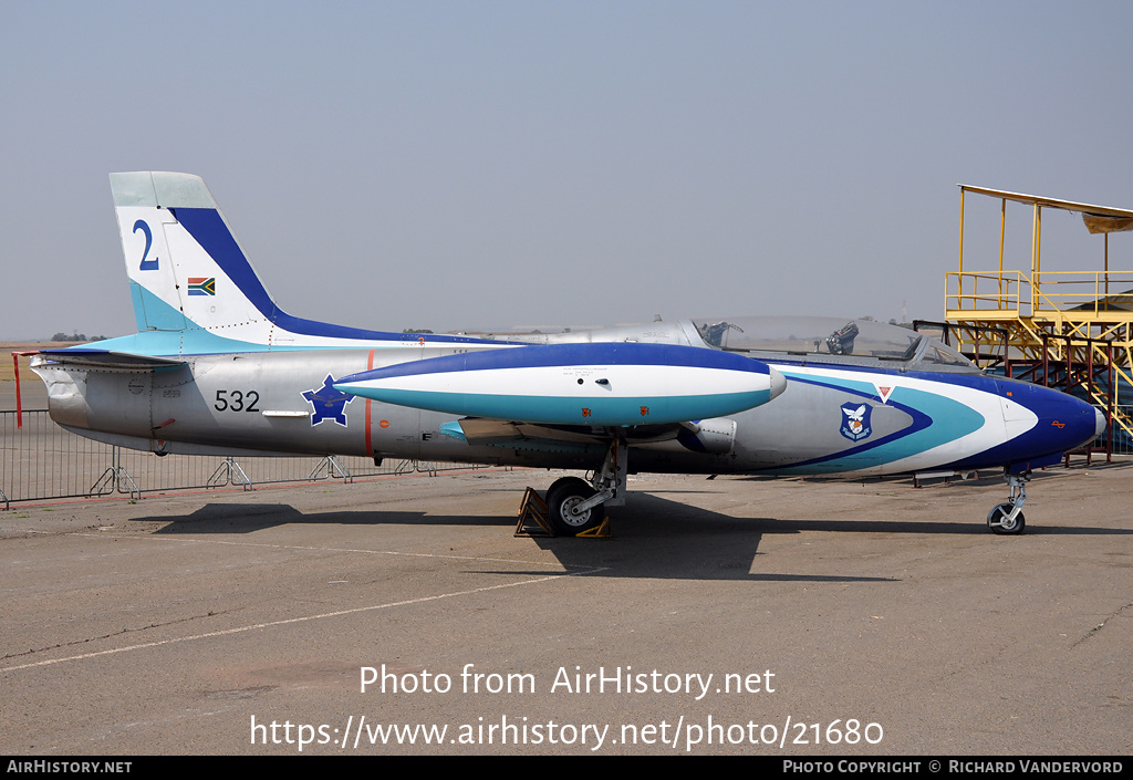 Aircraft Photo of 532 | Atlas MB-326M Impala 1 | South Africa - Air Force | AirHistory.net #21680