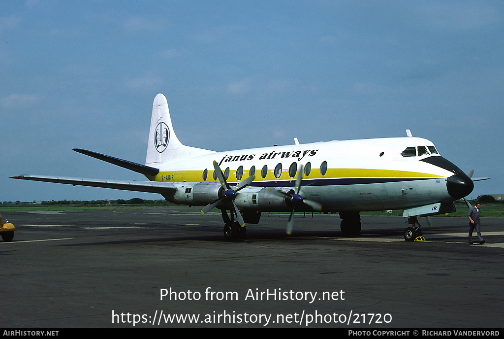 Aircraft Photo of G-ARIR | Vickers 708 Viscount | Janus Airways | AirHistory.net #21720