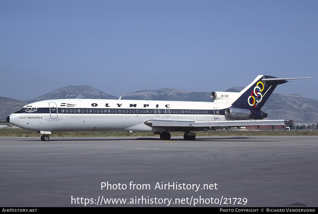 Aircraft Photo of SX-CBF | Boeing 727-284 | Olympic | AirHistory.net #21729