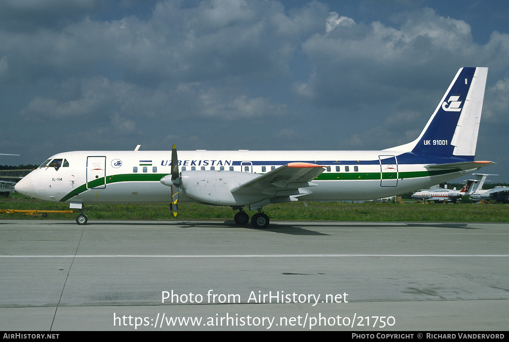 Aircraft Photo of UK-91001 | Ilyushin Il-114 | Uzbekistan Airways | AirHistory.net #21750