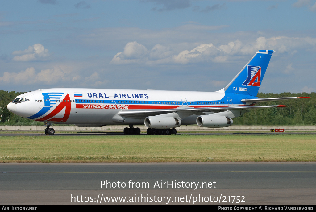 Aircraft Photo of RA-86120 | Ilyushin Il-86 | Ural Airlines | AirHistory.net #21752