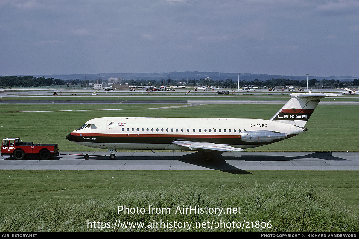 Aircraft Photo of G-AVBX | BAC 111-320AZ One-Eleven | Laker Airways | AirHistory.net #21806