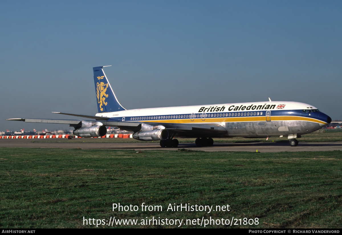 Aircraft Photo of G-AYEX | Boeing 707-355C | British Caledonian Airways | AirHistory.net #21808