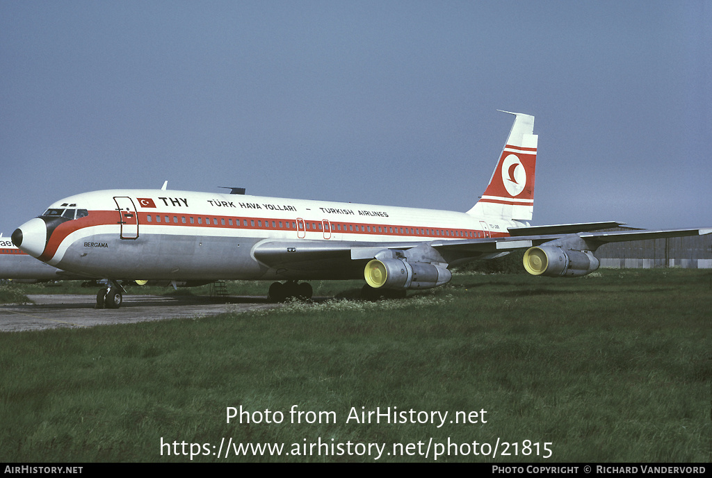 Aircraft Photo of TC-JBB | Boeing 707-121(B) | THY Türk Hava Yolları - Turkish Airlines | AirHistory.net #21815