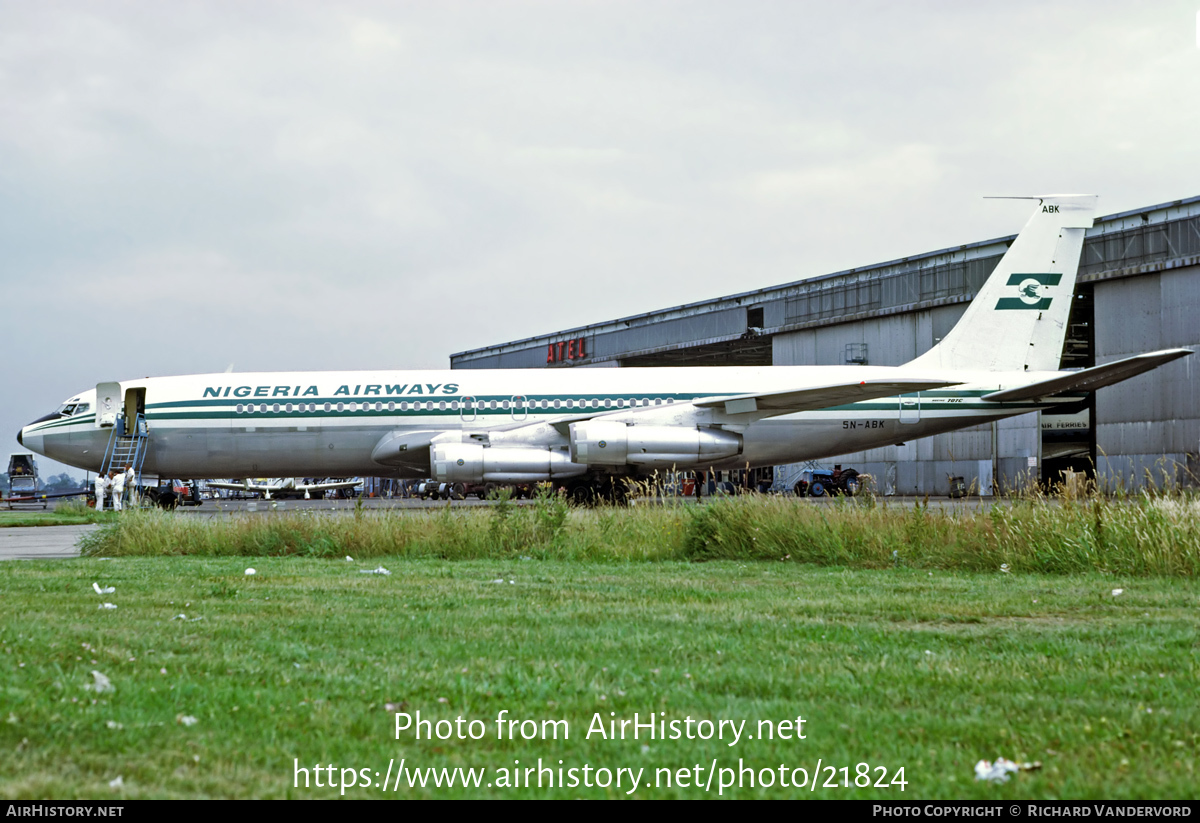 Aircraft Photo of 5N-ABK | Boeing 707-3F9C | Nigeria Airways | AirHistory.net #21824