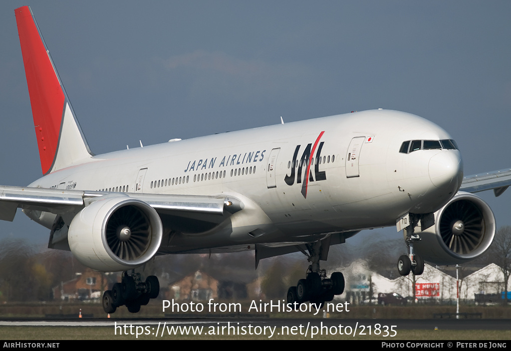 Aircraft Photo of JA710J | Boeing 777-246/ER | Japan Airlines - JAL | AirHistory.net #21835