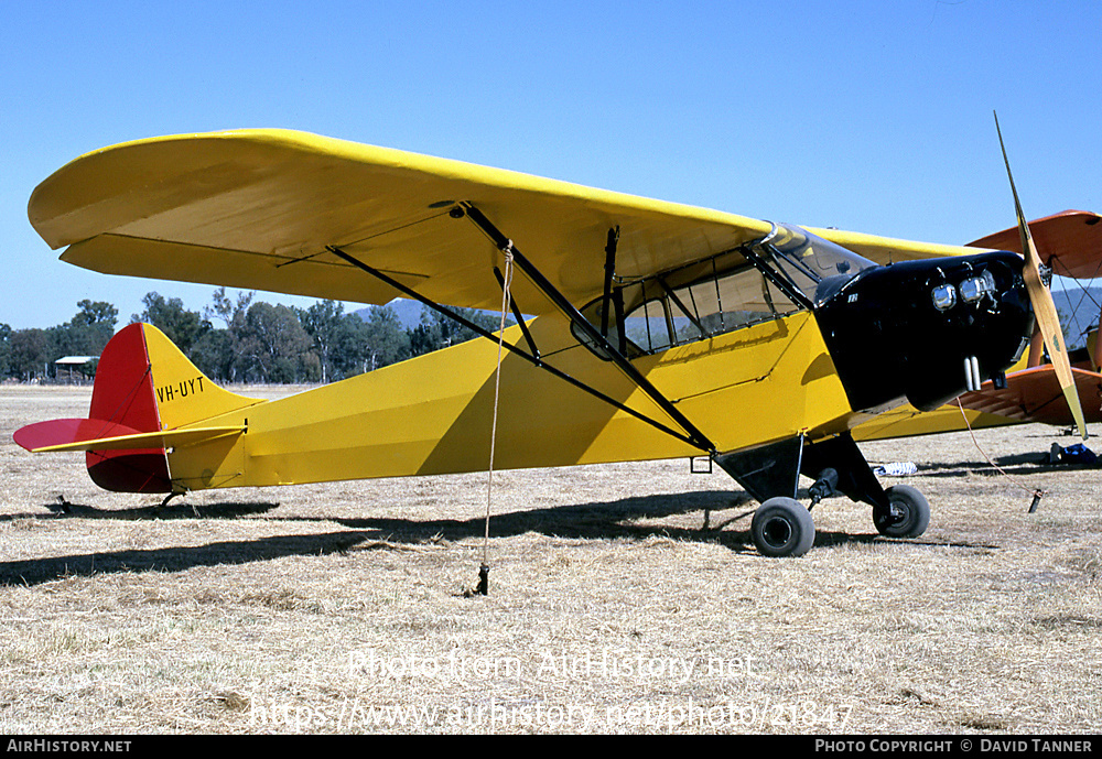 Aircraft Photo of VH-UYT | Taylor J-2 Cub | AirHistory.net #21847