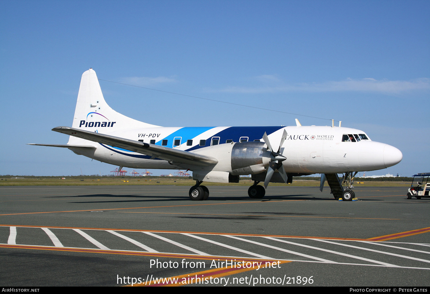 Aircraft Photo of VH-PDV | Convair 580 | Tauck World Discovery | AirHistory.net #21896