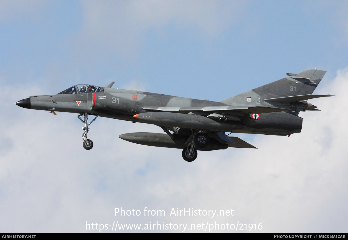 Aircraft Photo of 31 | Dassault Super Etendard Modernisé | France - Navy | AirHistory.net #21916