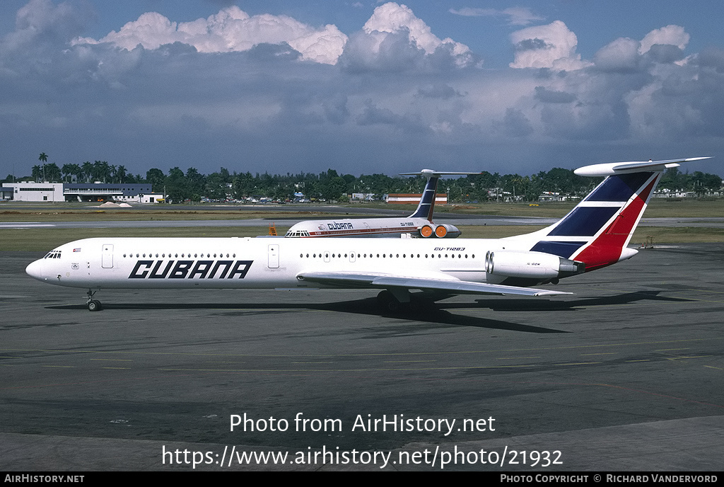 Aircraft Photo of CU-T1283 | Ilyushin Il-62M | Cubana | AirHistory.net #21932