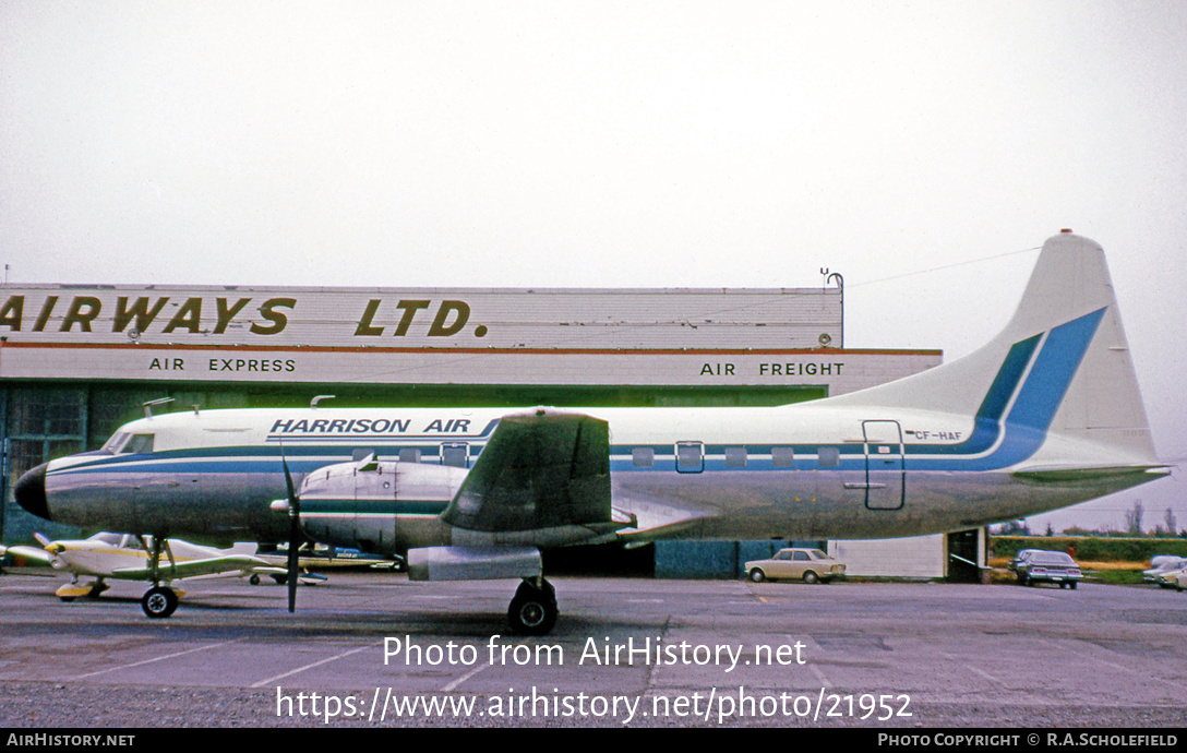 Aircraft Photo of CF-HAF | Convair 440-98 Metropolitan | Harrison Airways | AirHistory.net #21952