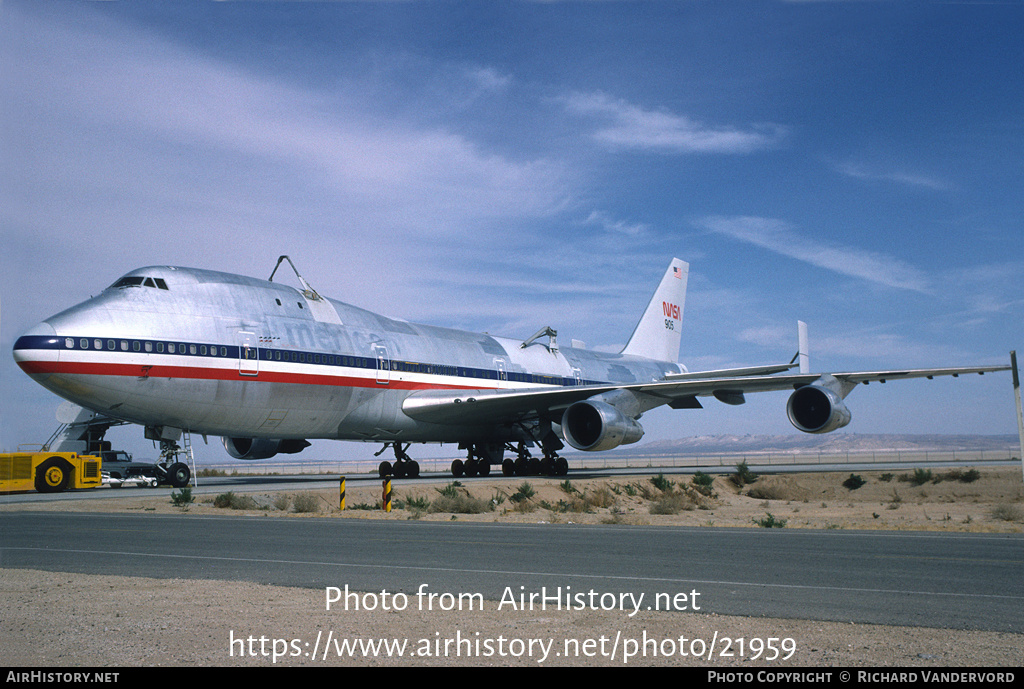 Aircraft Photo Of N905na Nasa 905 Boeing 747 123sca Nasa