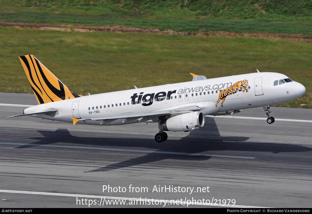 Aircraft Photo of 9V-TRD | Airbus A320-232 | Tiger Airways | AirHistory.net #21979