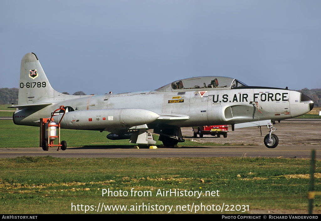 Aircraft Photo of 56-1789 / 0-61789 | Lockheed T-33A | USA - Air Force | AirHistory.net #22031